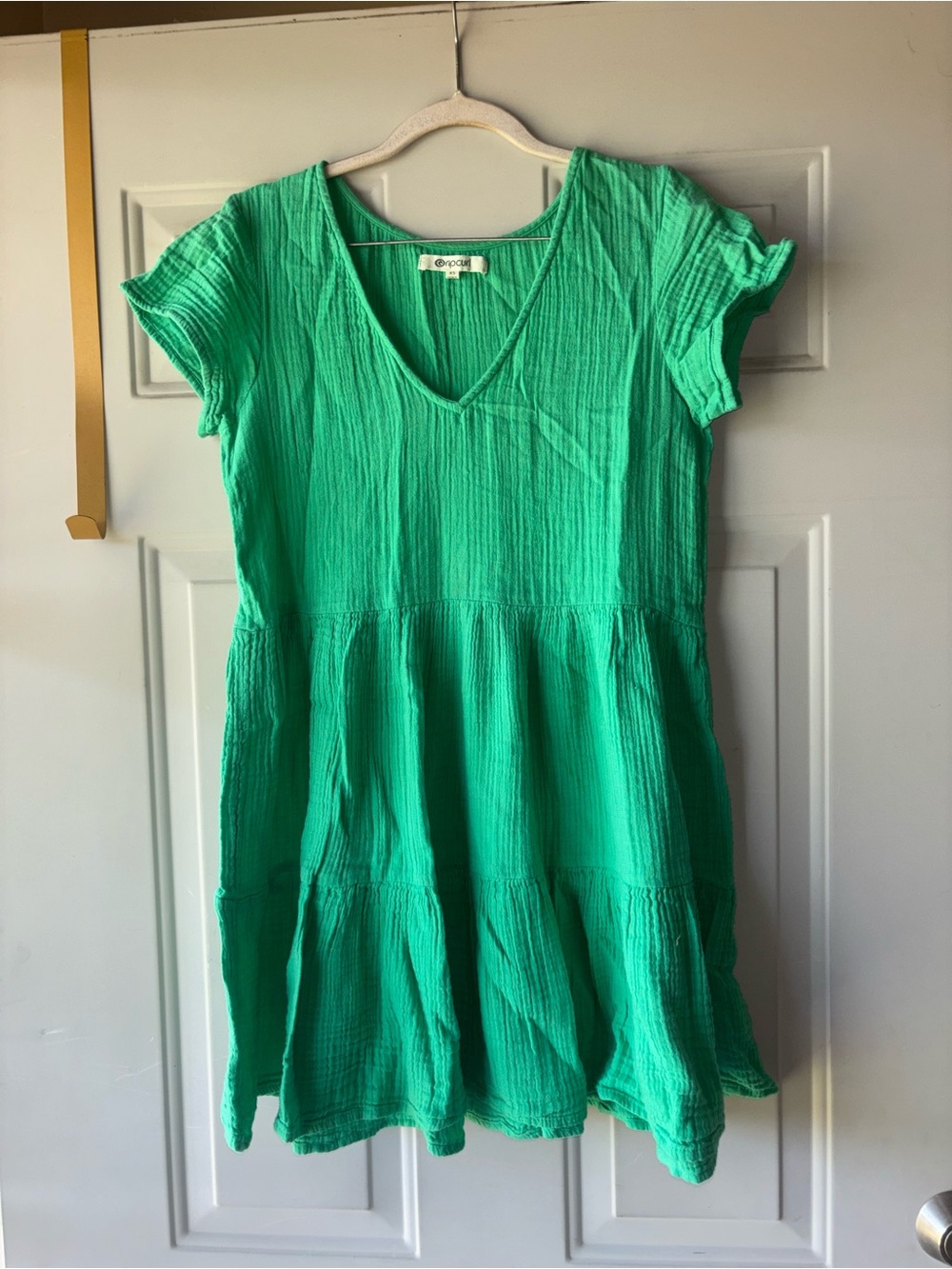 RipCurl green gauze dress size XS